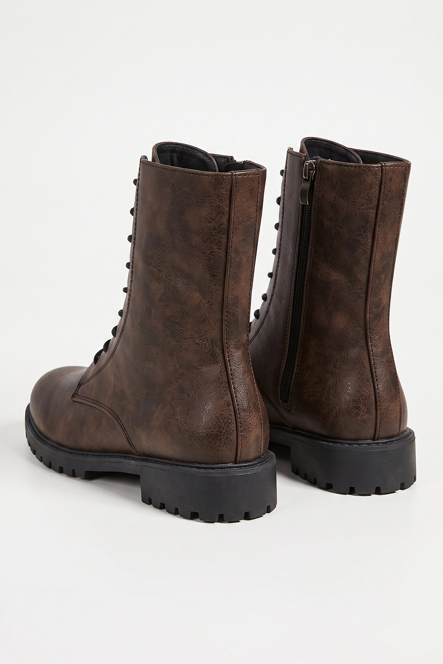 Women’s Winter Easy Wear Lace Up Ankle Boots with Side Zip