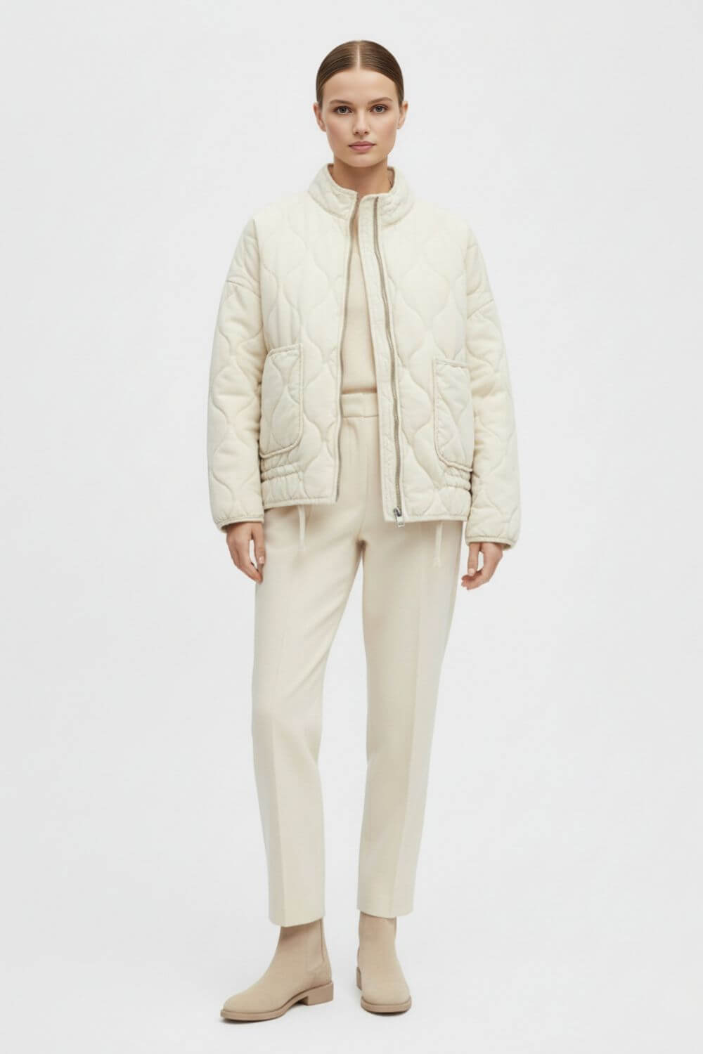 Caurelle | Women’s Quilted Padded Jacket – Classic Warmth, Contemporary Charm