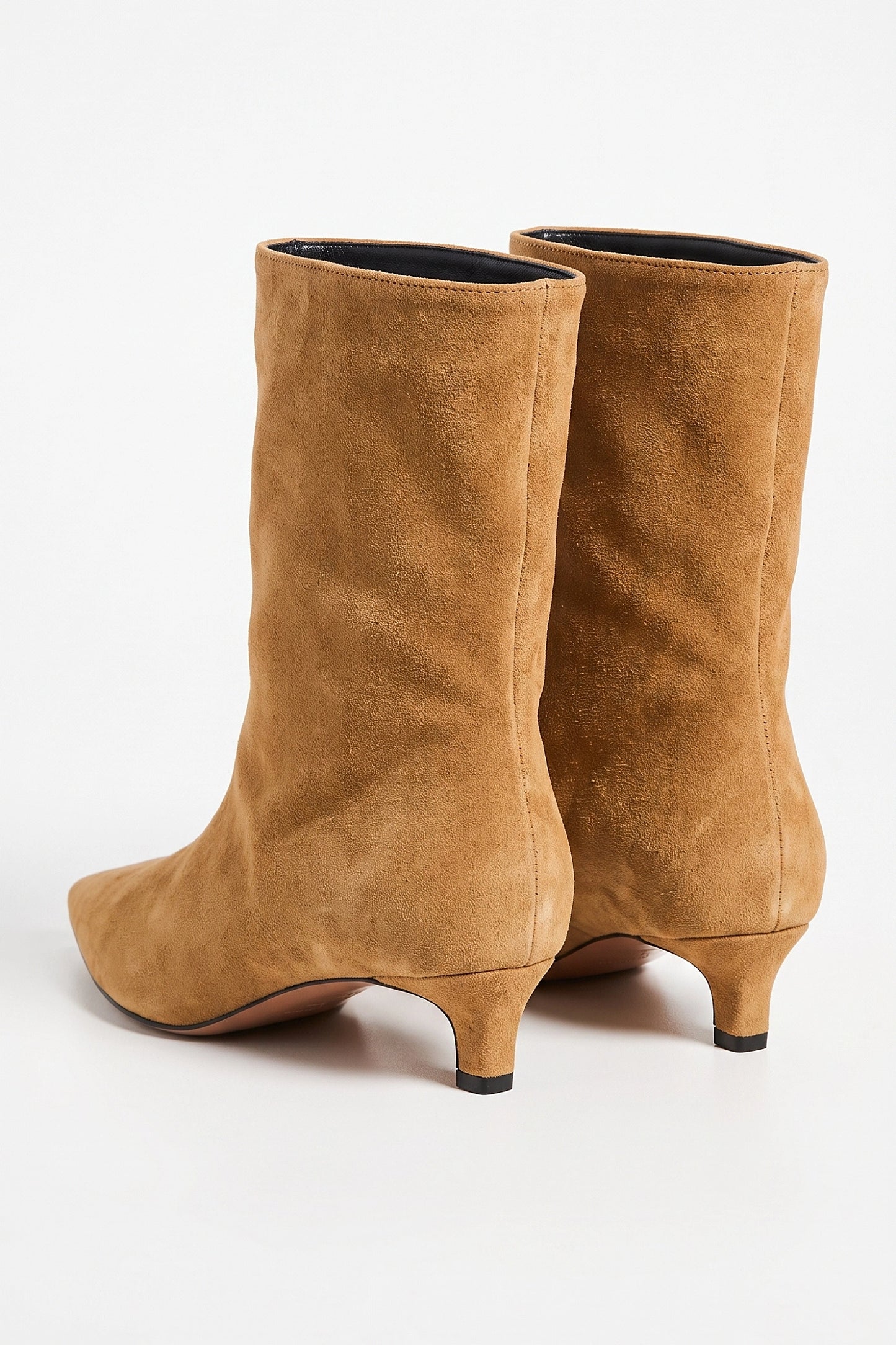 Women's Winter Pointed Toe Low Heel Suede Ankle Boots