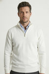Caurelle | Men's Classic Half‑Zip Knit Jumper