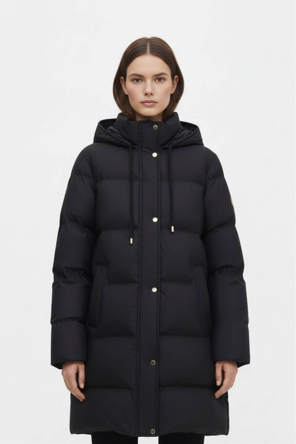 Caurelle | Women’s Mid-Long Hooded Puffer Coat