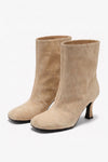 Women's Winter Versatile Slip On Round Toe Suede Ankle Boots