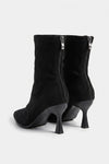 Women's Winter Easy Wear Pointed Toe Stiletto Suede Ankle Boots