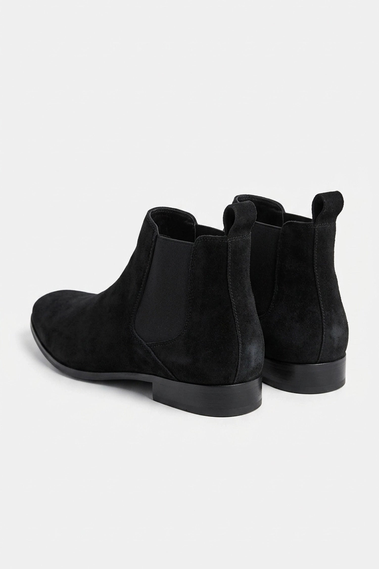 Men’s Winter Easy Wear Suede Chelsea Boots Low Heel