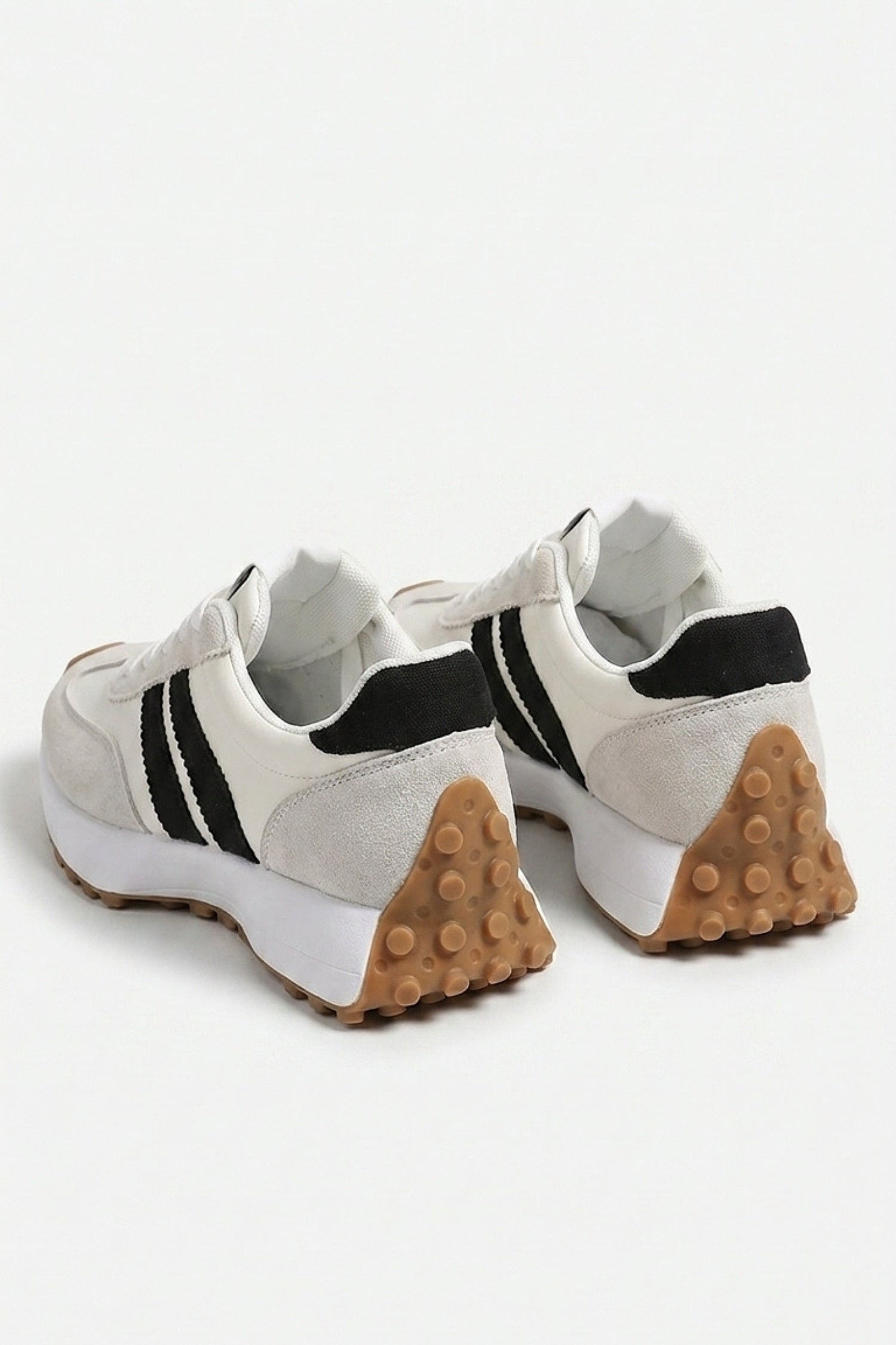 Women’s Casual Platform Retro Suede Trainers