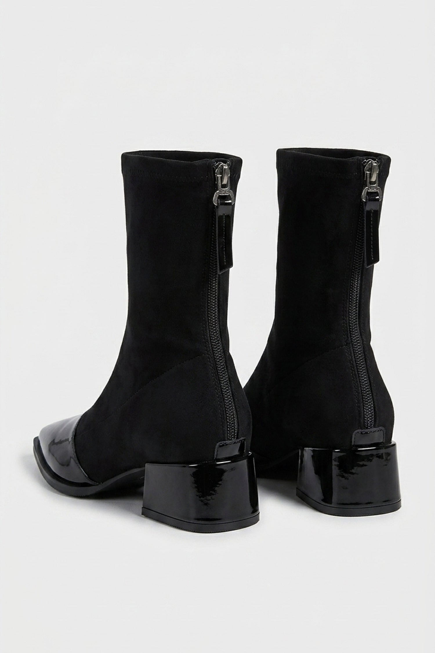 Women’s Winter Pointed Toe Block Heel Ankle Boots