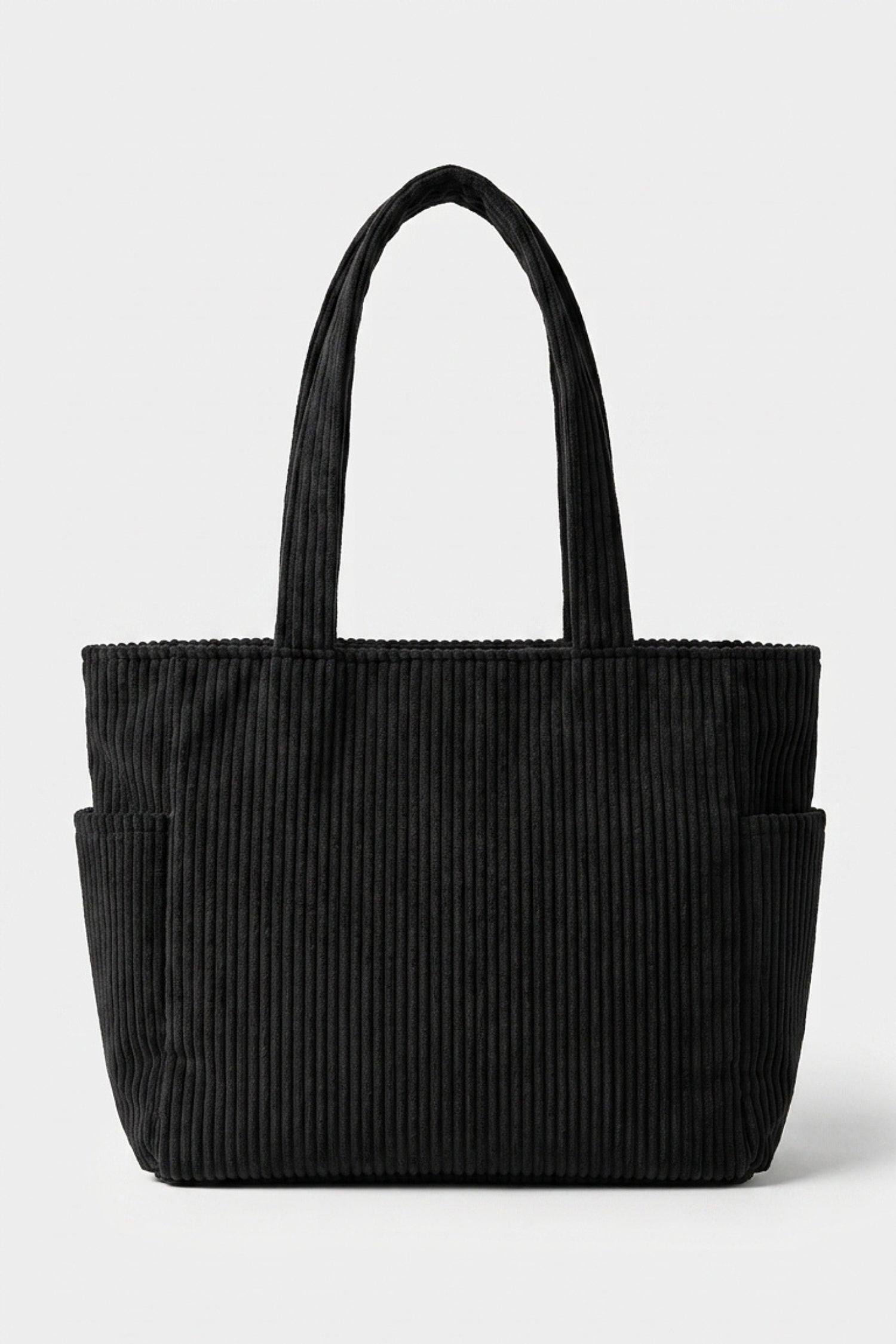 Women's Spacious Corduroy Tote Shoulder Bag