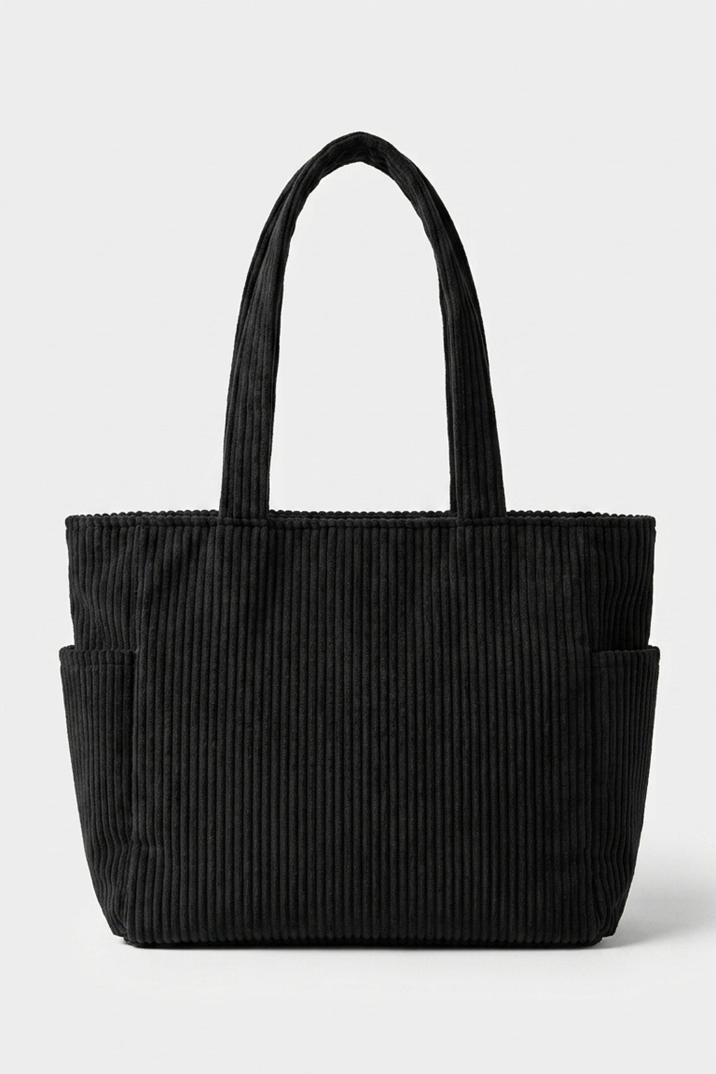 Women's Spacious Corduroy Tote Shoulder Bag