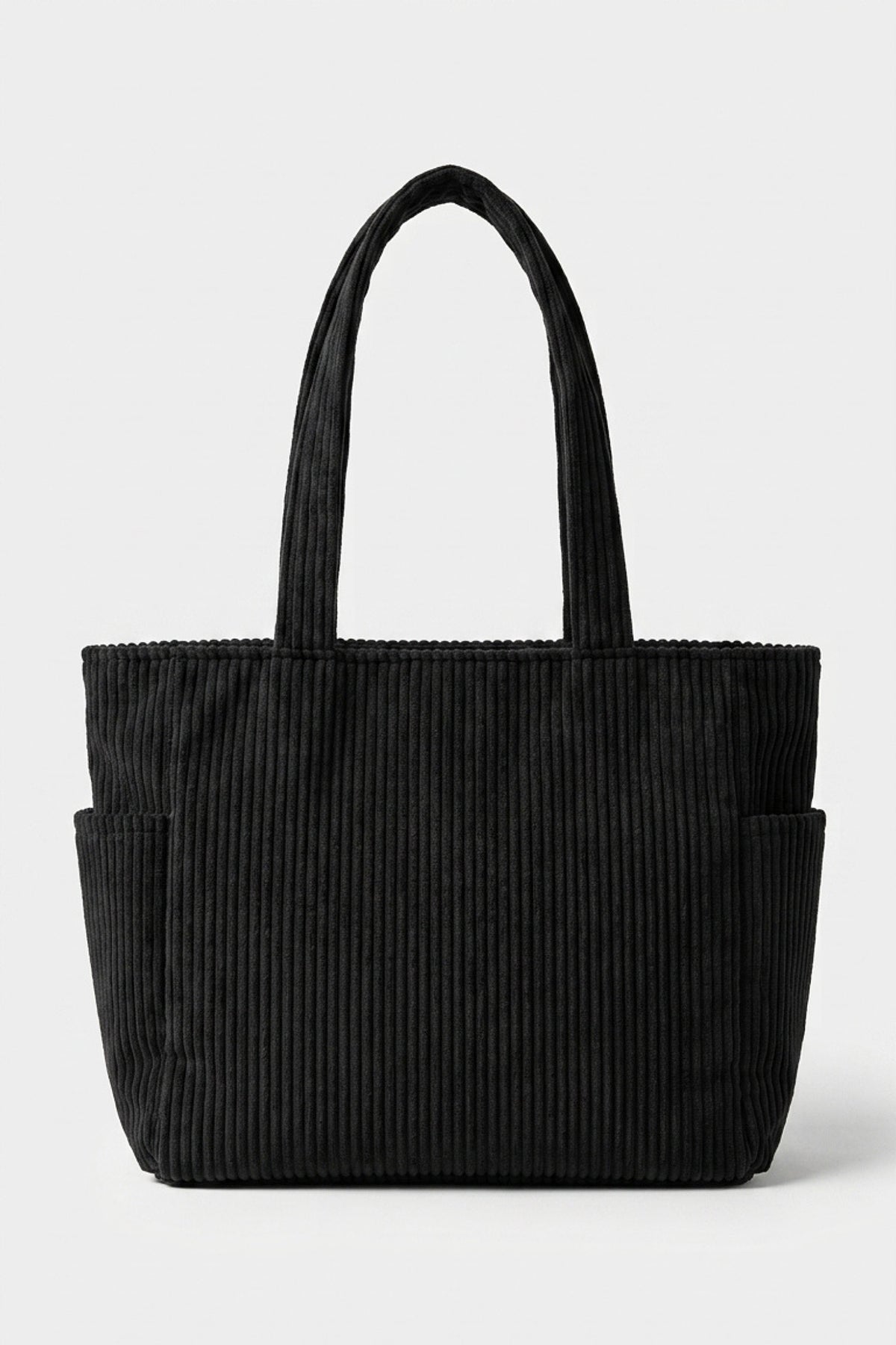 Women's Spacious Corduroy Tote Shoulder Bag