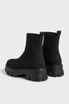 Women's Winter Easy Wear Sock Ankle Boots with Chunky Platform Sole
