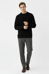 Caurelle | Men’s Knitted Jumper – Solid Crew Neck Autumn Winter