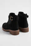 Women’s Winter Versatile Suede Ankle Boots with Buckle Strap