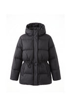 Women's Winter Warm Puffer Jacket with Adjustable Drawstring Waist