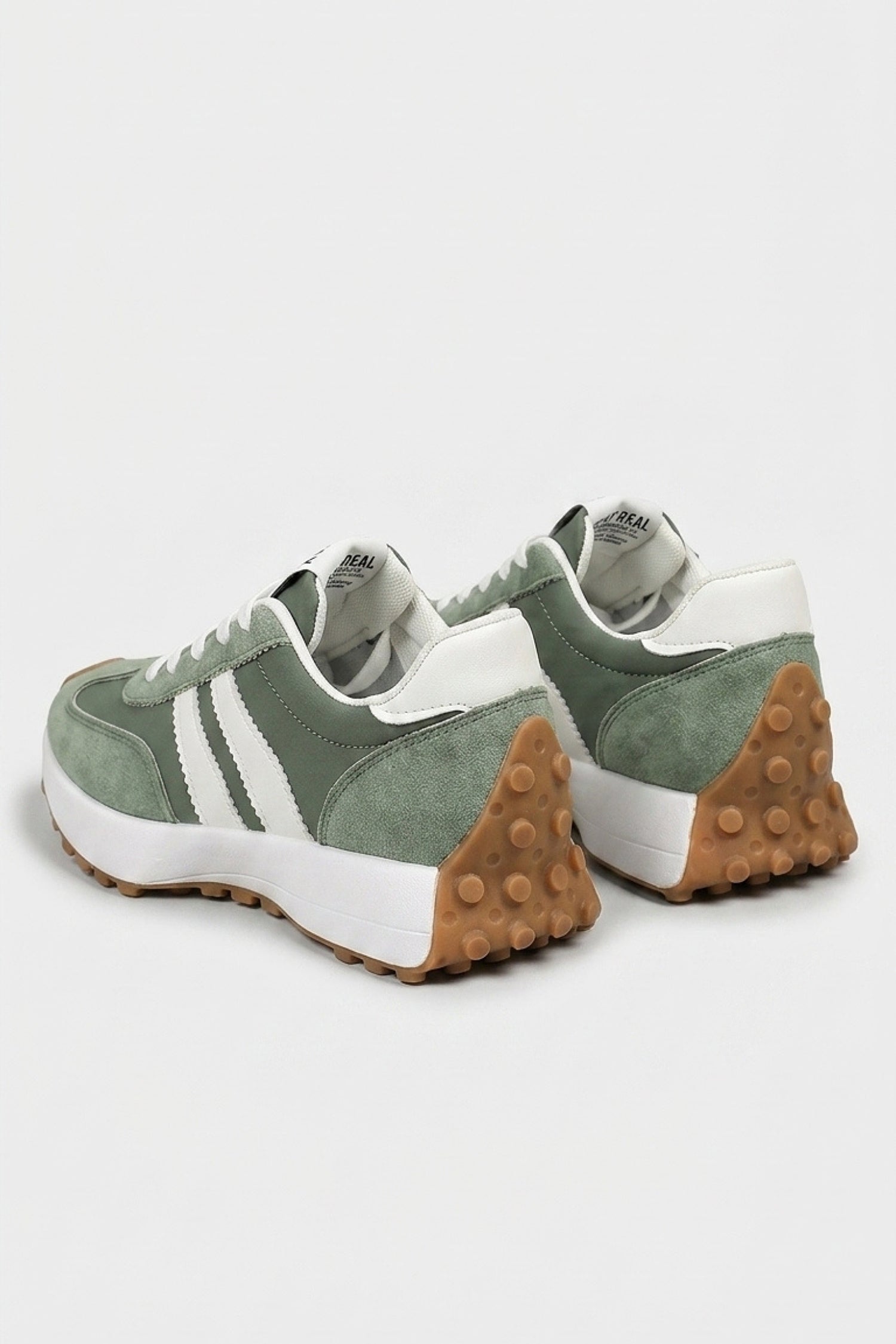 Women’s Casual Platform Retro Suede Trainers
