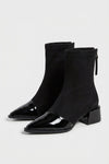 Women’s Winter Pointed Toe Block Heel Ankle Boots