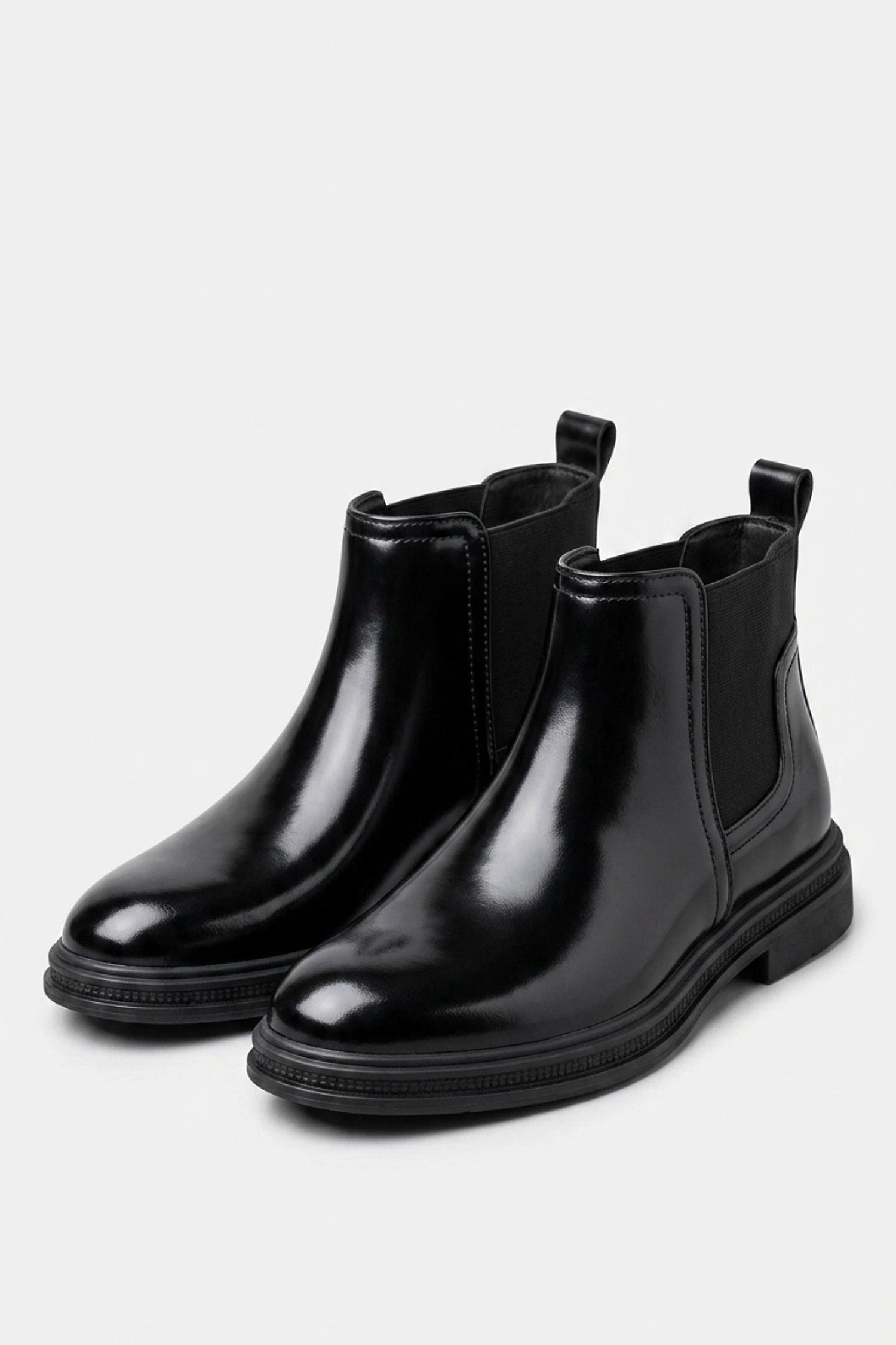 Men’s Easy On Leather Chelsea Boots Rounded Toe
