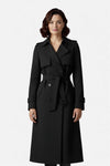 Caurelle | Women’s Belted Long Trench Coat