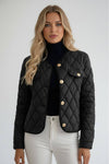 Caurelle | Women’s Collarless Quilted Padded Jacket | Autumn Winter
