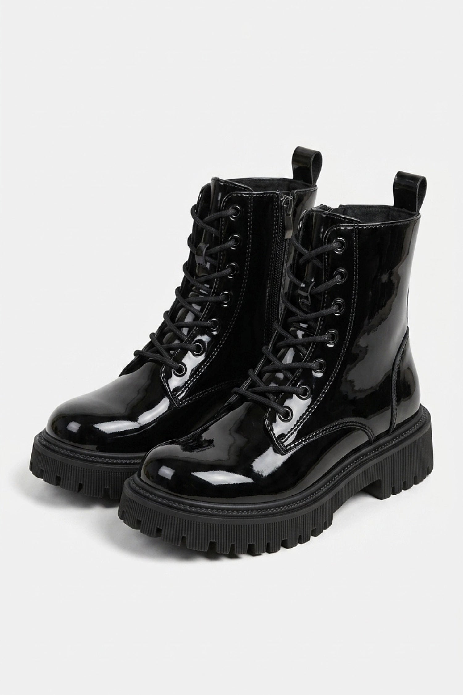 Women’s Winter Black Chunky Platform Ankle Boots