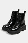 Women’s Winter Black Chunky Platform Ankle Boots
