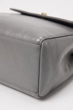 Women's Versatile Genuine Leather Satchel Crossbody Bag with Top Handle