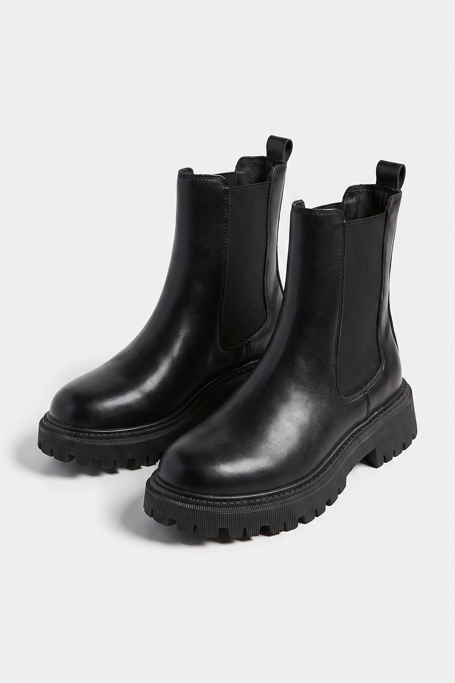 Women's Winter Grip Leather Chelsea Ankle Boots