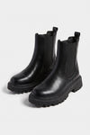 Women's Winter Grip Leather Chelsea Ankle Boots