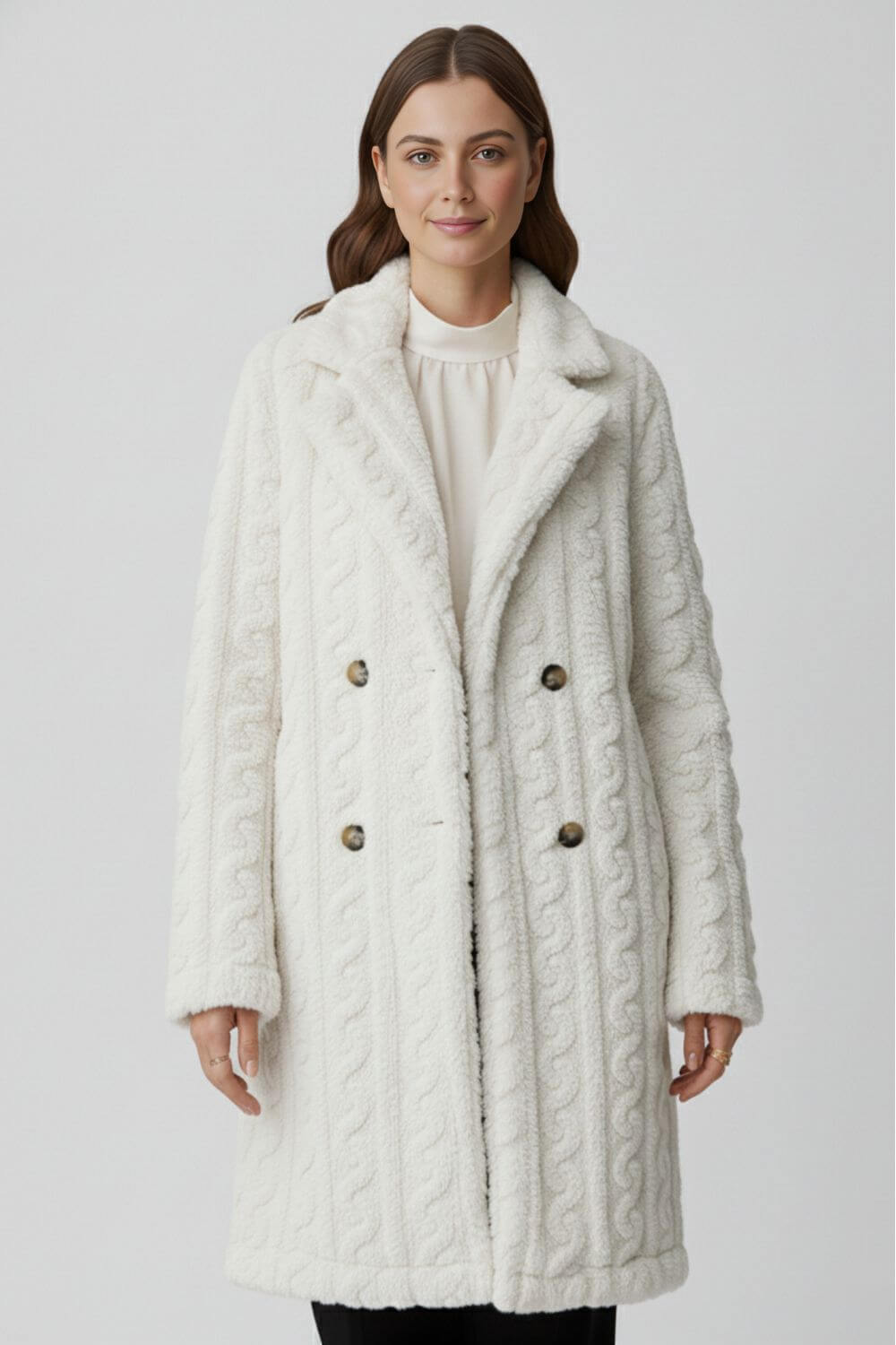Caurelle | Women’s Textured Long Coat