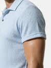 Caurelle | Men’s Jacquard Knit Polo Shirt
