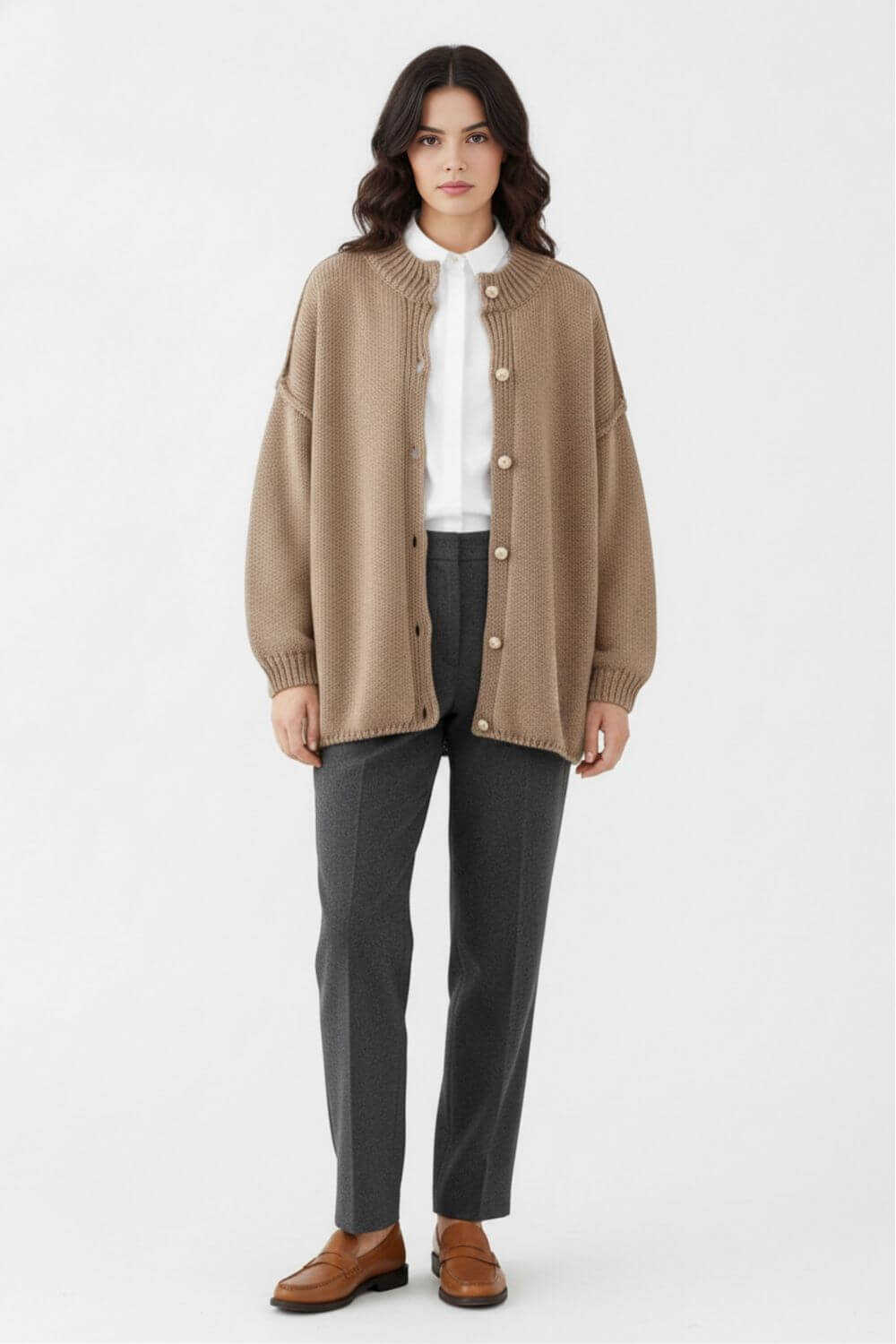 Caurelle | Women’s Soft Knit Cardigan Jumper with Elegant Fit