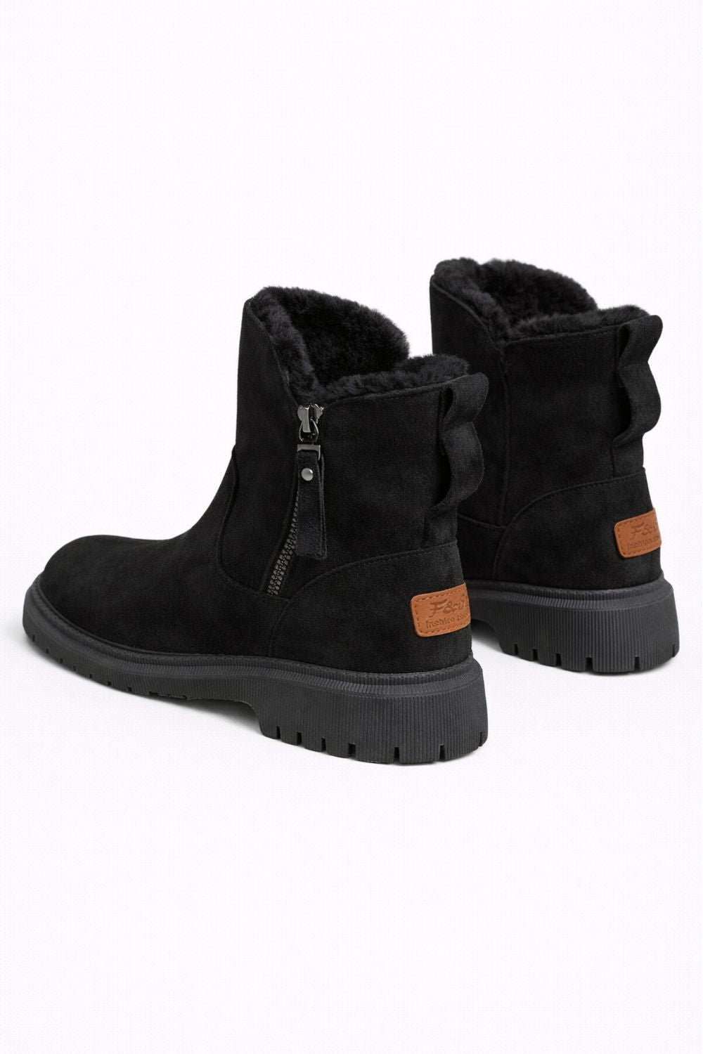 Caurelle | Women’s Plush Faux Fur Lined Winter Ankle Boots