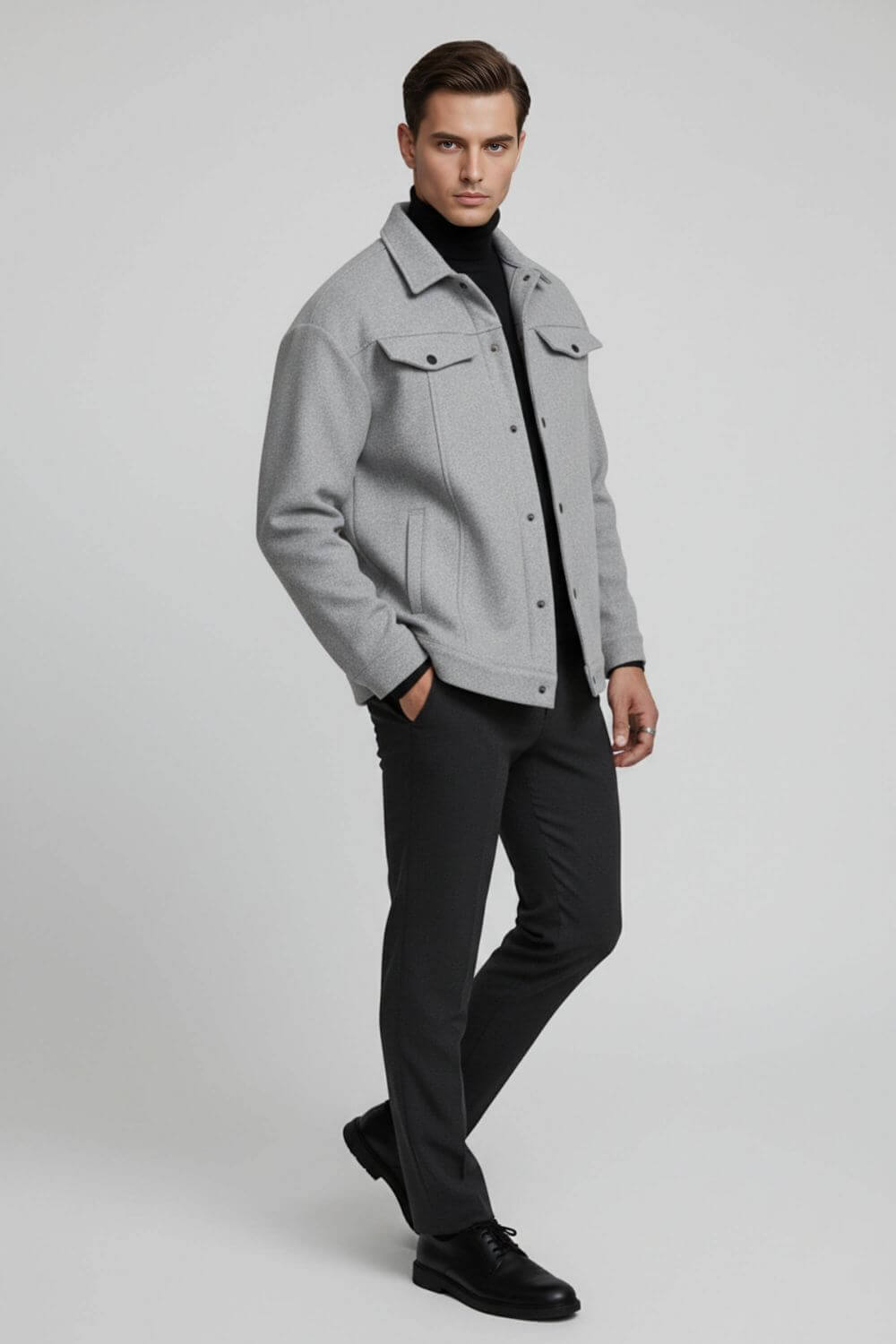 Caurelle | Men’s Overshirt Jacket – Smart Versatility for Autumn & Winter