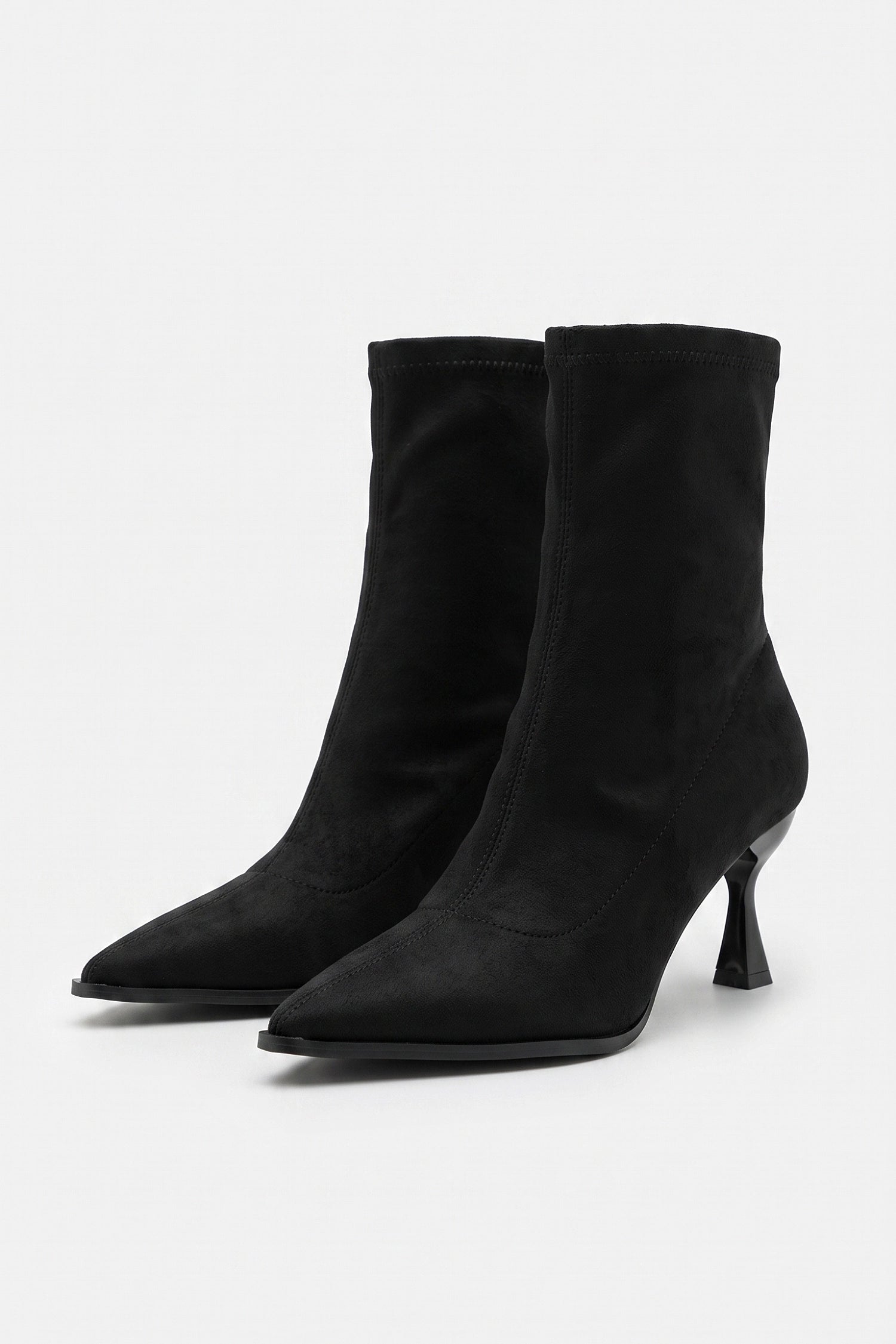 Women's Winter Easy Wear Pointed Toe Stiletto Suede Ankle Boots