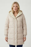 Caurelle | Women's Long Plush Puffer Coat