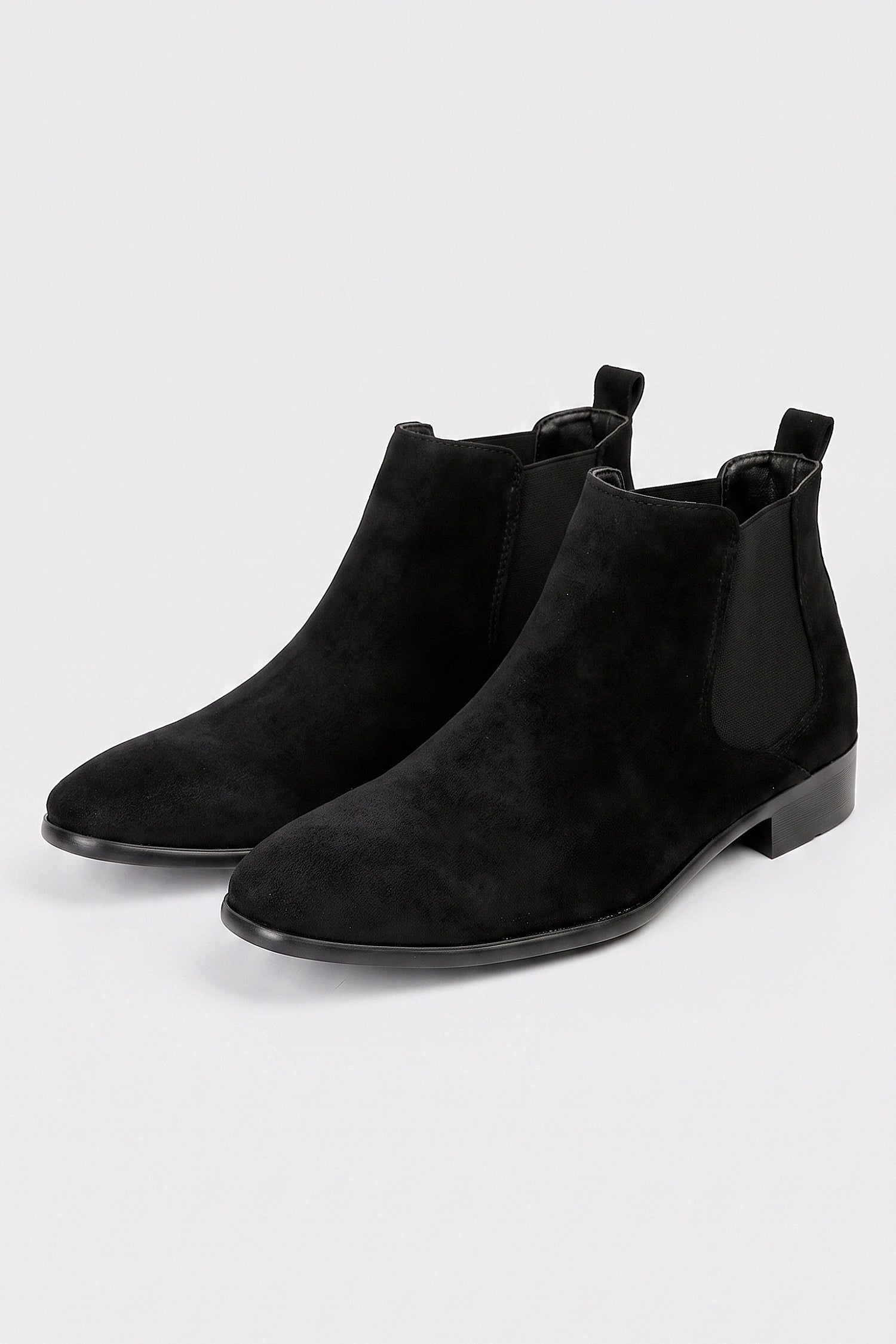 Men's Winter Easy Wear Chelsea Boots with Suede Look