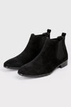 Men's Winter Easy Wear Chelsea Boots with Suede Look