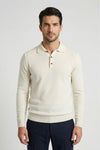 Caurelle | Men’s Long Sleeve Knitted Polo Jumper