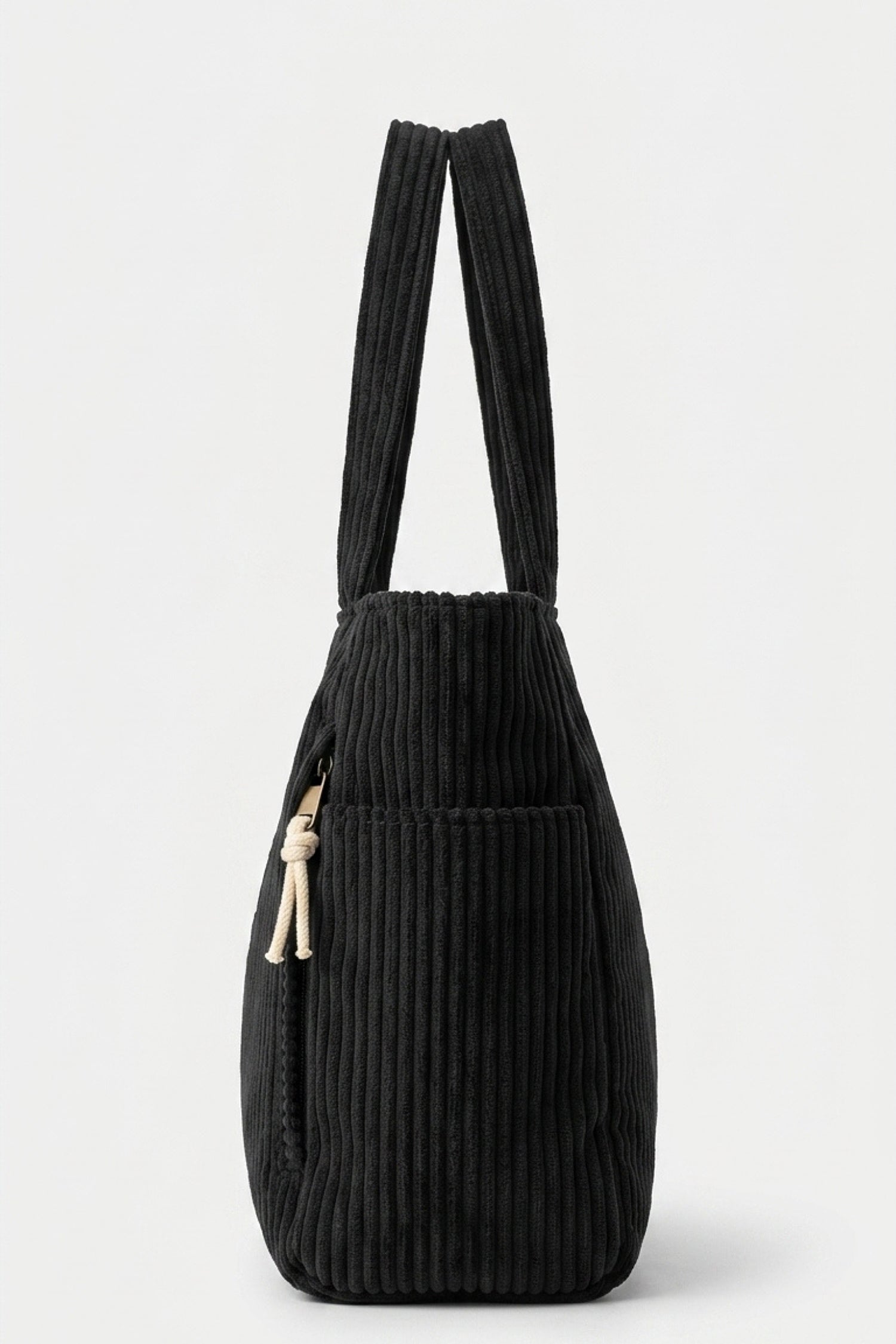 Women's Spacious Corduroy Tote Shoulder Bag