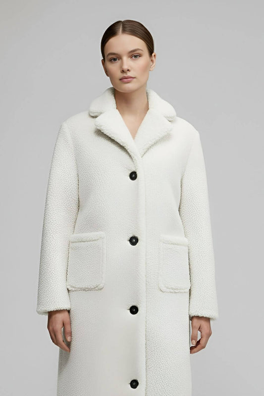 Caurelle | Women’s Long Coat – Classic Elegance for Cold Seasons