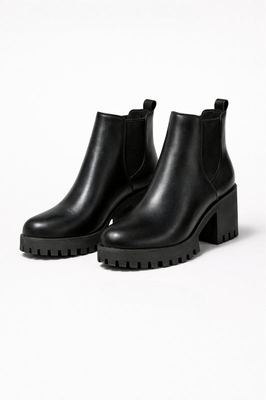 Caurelle | Women’s Ankle Boots – Thick-Soled Chunky Heel