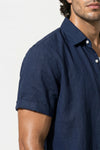 Caurelle | Men’s Shirt and Trousers Set Linen Look Comfort Summer Outfit