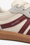 Women's Retro Gum Sole Trainers Lace Up
