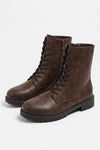 Women’s Winter Easy Wear Lace Up Ankle Boots with Side Zip