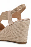 Women's Espadrille Wedge Sandals with Cross Straps