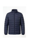 Men’s Winter Warm Stand Collar Puffer Jacket with Zip Pockets