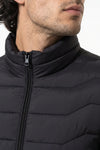Men’s Winter Warm Stand Collar Puffer Jacket with Zip Pockets