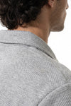 Men's Winter Comfortable Textured Knit Polo Jumper Quarter Zip