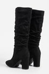 Women's Winter Stylish Suede Slouch Knee High Boots