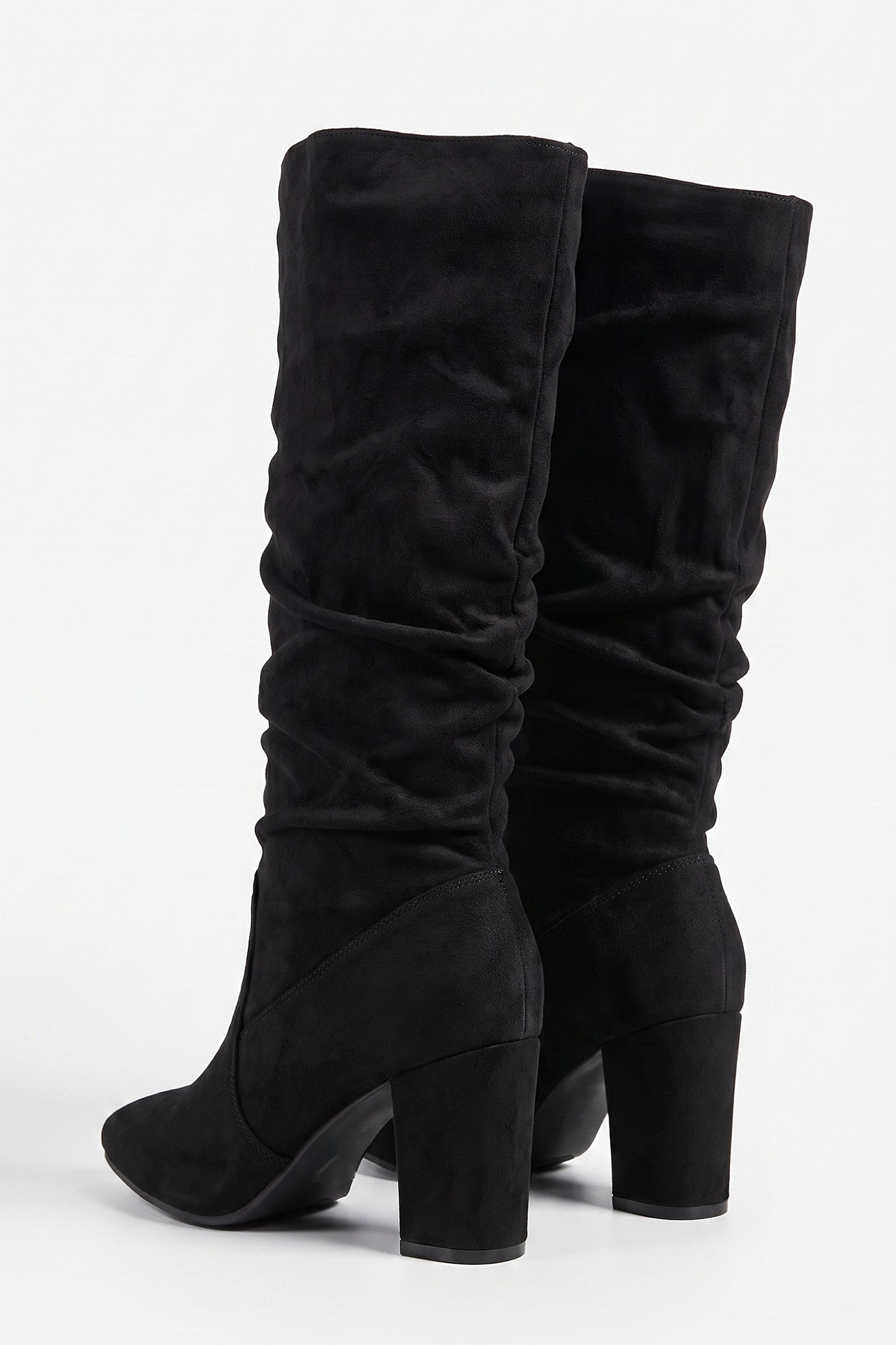 Women's Winter Stylish Suede Slouch Knee High Boots