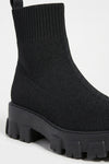 Women's Winter Easy Wear Sock Ankle Boots with Chunky Platform Sole